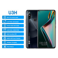 100% ปลดล็อกเดิม Elephone U3H 4G สมาร์ทโฟน 6.53 นิ้ว Android 9.0 Helio P70 Octa Core 8GB RAM 256GB ROM 2 กล้องด้านหลัง 3500mAh GPS NFC โทรศัพท์มือถือ