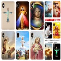 ✈☃❁ Soft Silicone Case For Xiaomi Redmi Note 11 10 9 8 7 Pro Max 10s 9s 8t 4G 5Gr Amen Jesus Fundas