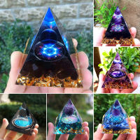 5ซม. Orgonite พีระมิด Energy Generator Orgone พีระมิด Healing คริสตัลธรรมชาติ Reiki Chakra สมาธิเครื่องมือตกแต่งบ้าน Craft