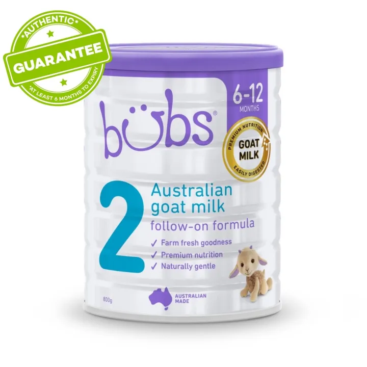 Bubs Organic Australian Goat Milk Follow-On Formula Stage 2 800G