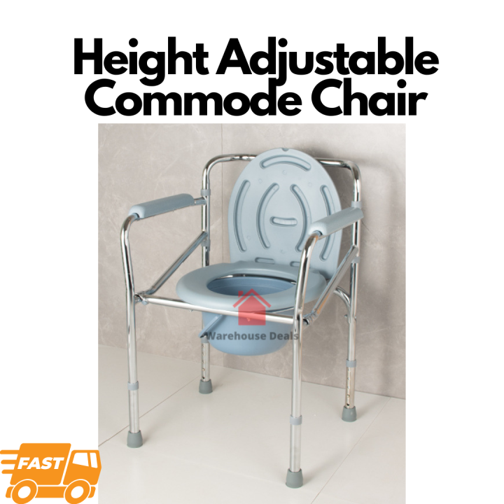 Commode Chair Without Wheels For Squatting Toilet / Raising Toilet Seat