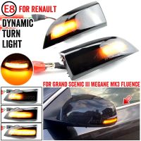 Fit for Renault Megane 3 MK3 III RS 2008-2016 Laguna III X91 Fluence LED Dynamic Blinker Indicator Mirror Turn Light SignalSignal Light Assemblies Par