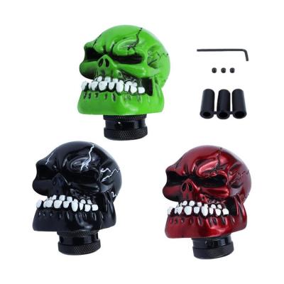 Skull Gear Knob Lightweight Resin Gear Shift Knob for Cars Flexible Skeleton Head Gear Shift Knob Universal Car Shifter Lever Head Covers for Most Manual Automotive Vehicles upgrade