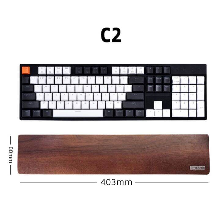 Keychron keyboard wooden hand rest, suitable for K2/K6,K3,K4,K8/C1,C2