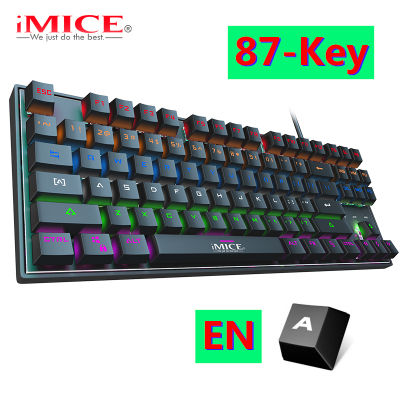 Mechanical Keyboard Mechanical Gaming Keyboard RGB Backlit Keyboard Russian Keycaps 104 78 Keys Wired For PC Computer Gamer