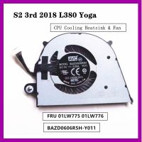 CPU Cooling Heatsink amp; Fan For Thinkpand Lenovo S2 3rd 2018 L380 Yoga FRU 01LW775 01LW776 BAZD0606R5H