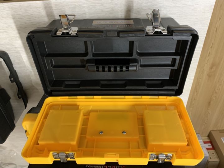 กล่องเครื่องมือช่าง-กล่องเครื่องมือ-กล่องใส่เครื่องมือ-แบบมีถาดรองด้านใน-กล่องเหล็ก-กล่องพลาสติก-กล่องแสตนเลส