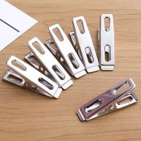 40pcs Stainless Steel Clothes Pegs Metal Clips Socks Clips Clothes Multifunctional Pegs Clothes Hanger Clamp DH84