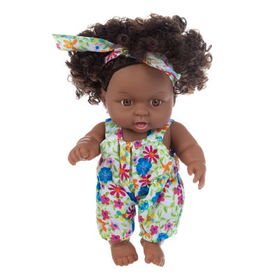 Hot Selling 19 inch African Dolls Reborn Dolls Black Skin Curly Hair Girl Dolls Childrens Dolls African Dolls