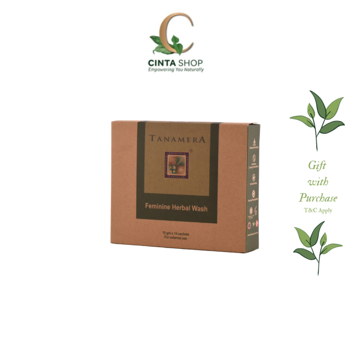 Tanamera Feminine Herbal Wash 14x10g Lazada