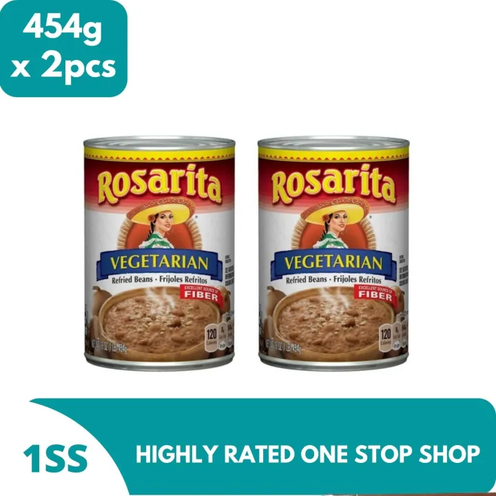 Rosarita Vegetarian Refried Beans 454g x 2pcs Lazada PH