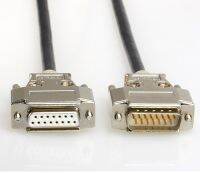 Db15 15-Pin สายพ่วงตัวผู้สำหรับท่านชายหญิงกับตัวผู้ตัวเมีย-ตัวเมียตัวเมียสามารถปรับแต่งความยาวได้กล่องโลหะ