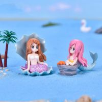 Miniature Beautiful Mermaid Mini Figures Garden Ornament DIY Home Decoration Dollhouse Decorations