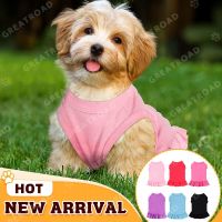 7 Colors Dog Dress Shirt Plain Pet Summer Apparel with Ruffles Dog Sundress Clothes Lovely Puppy Skirt  Dresses for Small Cats Dresses