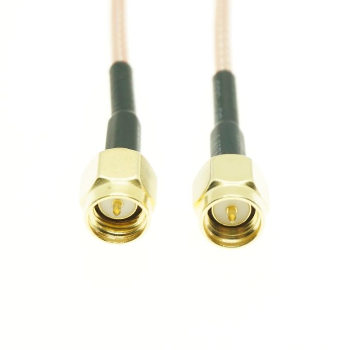 5-100pcs-rg316-sma-male-to-sma-male-plug-connector-rf-pigtail-coax-jumper-cable-electrical-connectors