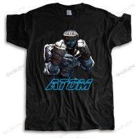 ร้อนขาย Homme ฤดูร้อนเสื้อยืดยี่ห้อ O-คอเสื้อ T จริงเหล็ก Atom สีดำเสื้อยืดผู้หญิงแฟชั่นผ้าฝ้าย U Nisex Teeshirt ยูโรขนาดที่มีคุณภาพสูงเสื้อยืด