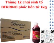 Thùng 12 chai sinh tố BERRINO phúc bồn tử 1kg Combo 3 chai sinh tố BERRINO
