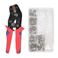 ✵✁ SN-48B Crimping Plier Set-270pcs 2.8/4.8/6.3mm Crimp Terminal Kit Insulated Seal Electrical Wire Connector for Electrical Repair