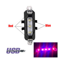 ไฟท้ายจักรยาน 2สีในตัว RapidX 50Lumens USB (แดง/น้ำเงิน)