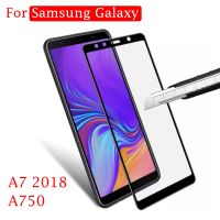 Protective Glass Case on The for Samsung Galaxy A7 A750 2018 Tempered Glass Sumsung A 7 2018 Glass Screen Protector Cover Film