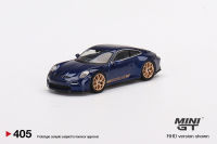 MINI GT 1/64 No.405 Porsche 911 (992) GT3 Touring Gentian Blue Metallic LHD MGT00405-L