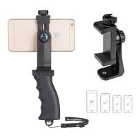 Rotary Cell Phone Hand Grip Holder Mobile Phone Stabilizer Selfie Stick Gimbal Bracket Clamp for iPhone XR XS XSMAX X 8 7 6 Plus