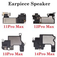 ลําโพงหูฟัง 1 ชิ้นสําหรับ iPhone 11 12 13 14 Plus Pro Max Mini Top Ear Sound Speaker Flex Cable Replacement