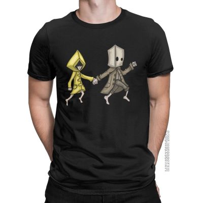 Little Nightmares Mono And Six Mens T Shirt Novelty Tees Classic Tshirts Cotton Party Clothes 100% Cotton Gildan