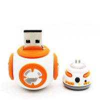 【CW】 Plastic Cool Robot 64GB USB Flash Drives Memory Stick Pen Drive Key External Storage Devices Pendrive U Disk Gifts for Kids