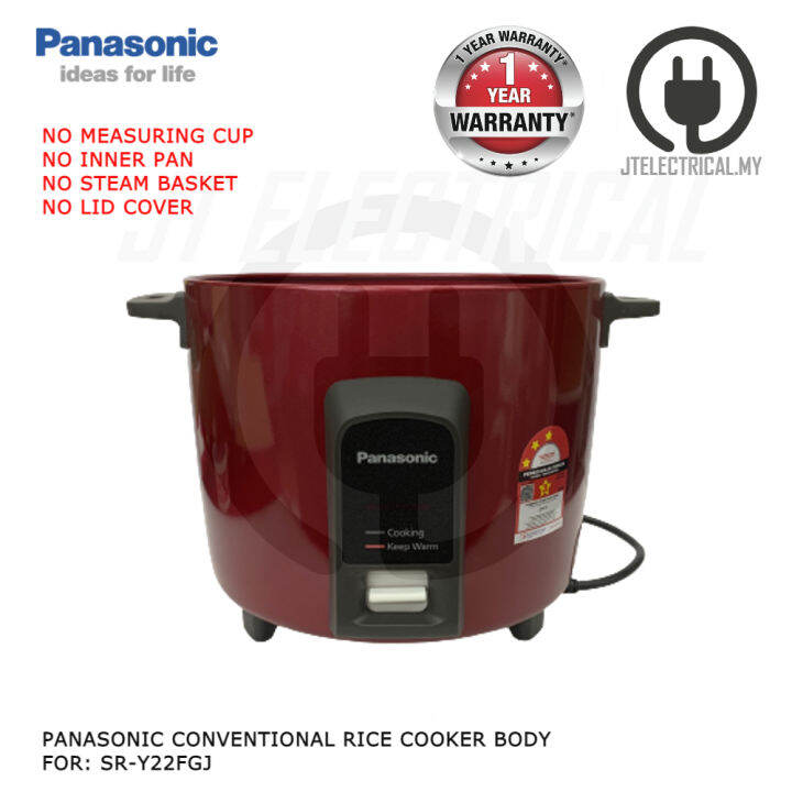 Panasonic SRY22FGJ Conventional Rice Cooker Body Lazada