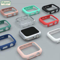 Migeet เคสนาฬิกา Apple ฝากันชนผิวด้าน41มม. 45มม. 38มม. 42มม. 40มม. 44มม. พีซีบัมเปอร์นาฬิกากรอบกันกระแทก Apple 8 7 SE 6 5 4 3 2 1