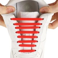 New Large Silicone Elastic Shoelaces Creative Lazy No Tie Shoelace Lacing Kids Adult Sneakers Quick Shoe Lace