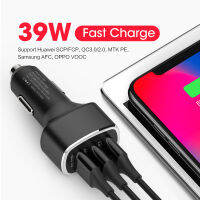 QC3.0 Supercharge Car Charger Dual USB Auto Charger Fast Charging รถที่ชาร์จสำหรับ P9 P10 Plus P20 Pro