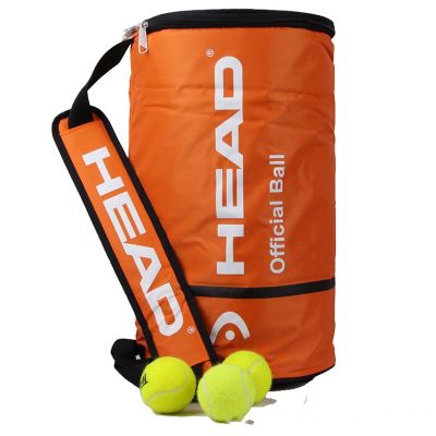 ความจุมากกระเป๋าใส่ลูกบอลเทนนิสหัวสำหรับลูก70-100ชิ้นกระเป๋าทรงถังเทนนิสแร็กเก็ตไหล่เดี่ยวพร้อมฉนวนกันความร้อน