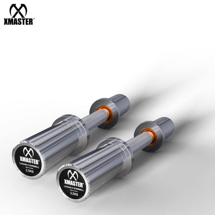 XMASTER Loadable Dumbbell, Mini Barbell, maxloading 120KG, Change