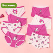 Haoerwu đồ lót trẻ em Quần boxer cotton cho bé gái quần boxer cotton đồ