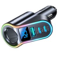 USB Car Adapter Fast- Car Fast-Charge ไฟแช็ก USB 150W Quick Charge สำหรับศัพท์มือถือ W3JD