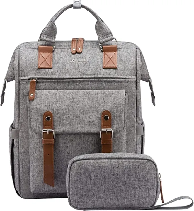 Canvas Backpack Female Vintage Pure Cotton Travel Bag Fashion Laptop