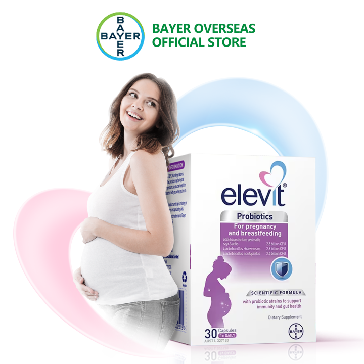 Elevit Probiotics 30 capsules,support immunity and gut health. Suitable