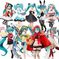 Hatsune Miku Anime Figure Girls Collection Action Figures Beautiful y Lady PVC Model Decoration Toys Ornaments For Youth Gift