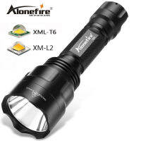 Alonefire C8s XM-L T6 L2ไฟฉาย LED 4000 Lumens 5โหมด Camping Lanterna กันน้ำ