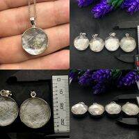 Genuine Gibeon Meteorite 925 Silver Round Pendent- 20 mm Gibeon Meteorite Healing Meteorite Jewellery