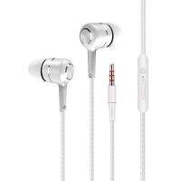 หูฟังเครื่องเสียงเบส Hifi In-Ear 3.5มม. หูฟังแบบมีสาย4สีพร้อมไมโครโฟนหูฟังไฮไฟโลหะสำหรับ Note 8 Pro Mi A3 P20 P30 Lite