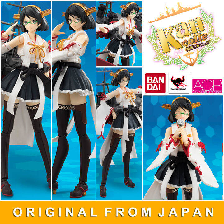 figma-ฟิกม่า-งานแท้-100-figure-action-bandai-armor-girls-project-agp-จากการ์ตูนเรื่อง-kantai-collection-kan-colle-คันไตคอลเลกชัน-เรือรบโมเอะ-kirishima-kai-ni-ii-คิริชิมะ-ไคนิ-ver-original-from-japan-แ