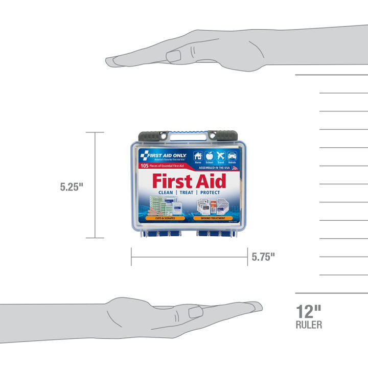 first-aid-only-105-piece-on-the-go-first-aid-kit