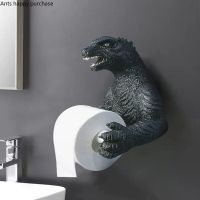 Resin Dinosaur Tissue Holder Wall-mounted Paper Roll Holder Napkin Holders Toilet Paper Holders Paper Towel Stand Towel Rack