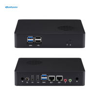 Qotom Mini PC Core โปรเซสเซอร์ I5 2x LAN, 2x HD 1.4พอร์ตโฮมออฟฟิศคอมพิวเตอร์ตั้งโต๊ะขนาดเล็ก X86