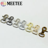 Meetee 20pcs 13X32mm Metal Lobster Clasp Chain Clamp Buckles Key Oval Ring Buckles DIY Swivel Trigger Snap Hook Accessories