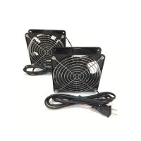 HOT** พัดลมระบายความร้อน fan 220-240V และสายไฟสีดำ 1.5 เมตร พร้อมปลั๊กเสียบ ส่งด่วน อุปกรณ์ สาย ไฟ อุปกรณ์สายไฟรถ