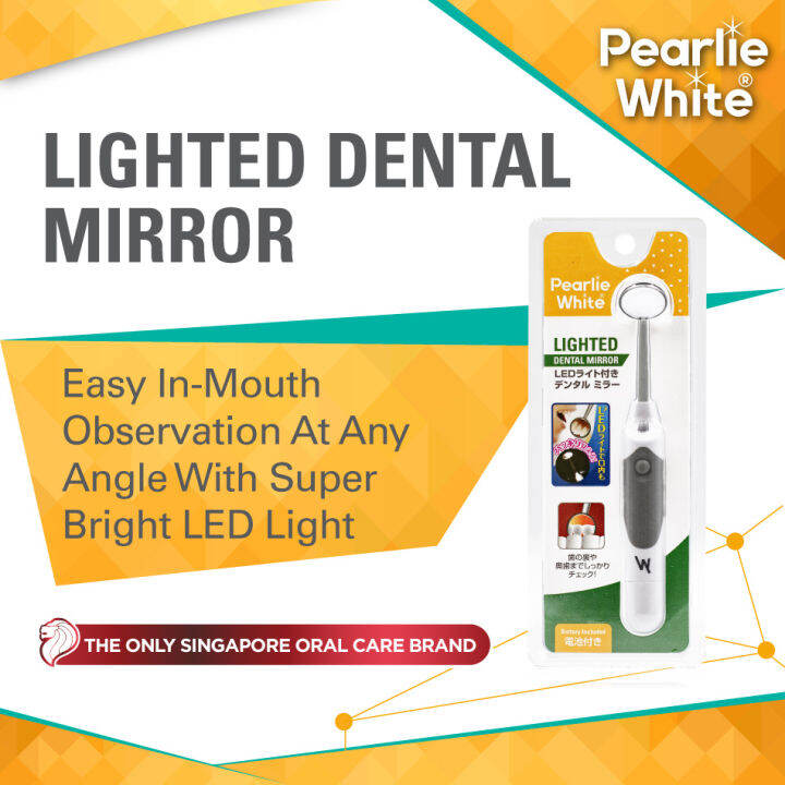 Pearlie White Lighted Dental Mirror Lazada Singapore
